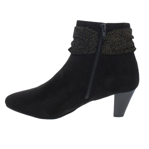 Karen Scott Women's Casee Heeled Booties Black Size 5 - Picture 2 of 3